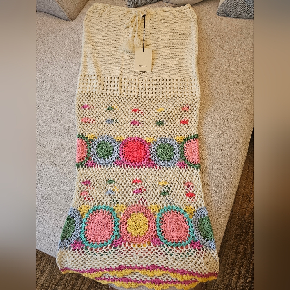 ✨ Spell & The Gypsy Collective Let the Sunshine In Crochet Top & Maxi Skirt Set - Picture 12 of 16